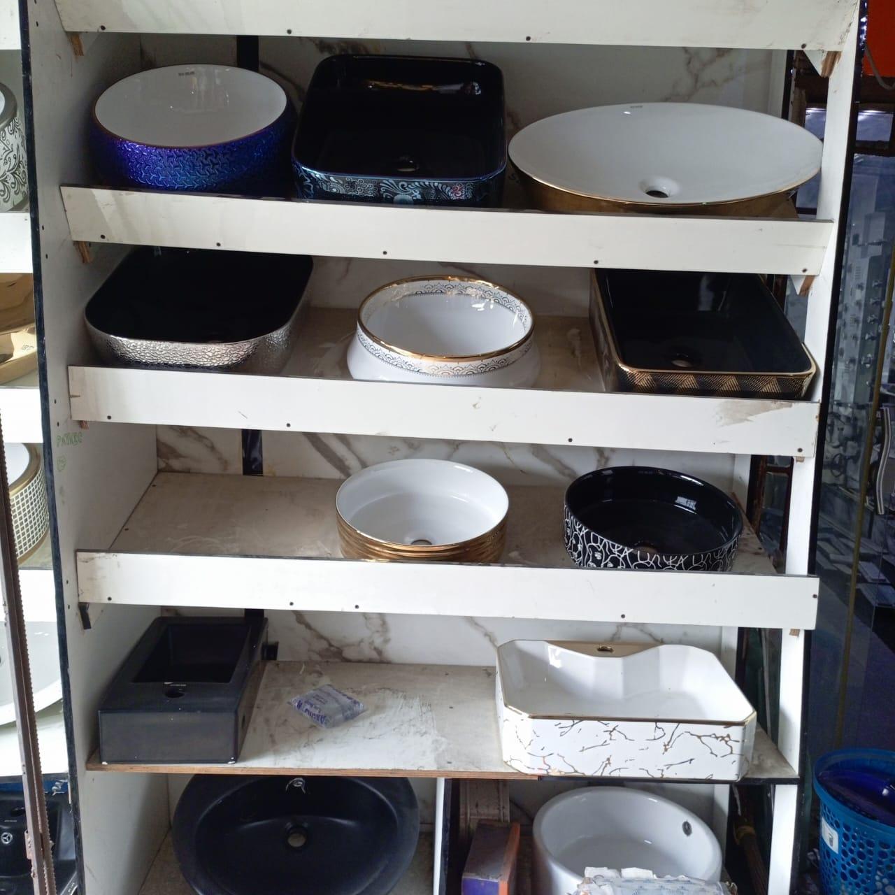 KingsHome Luxury Countertop Art Wash Basin Collection