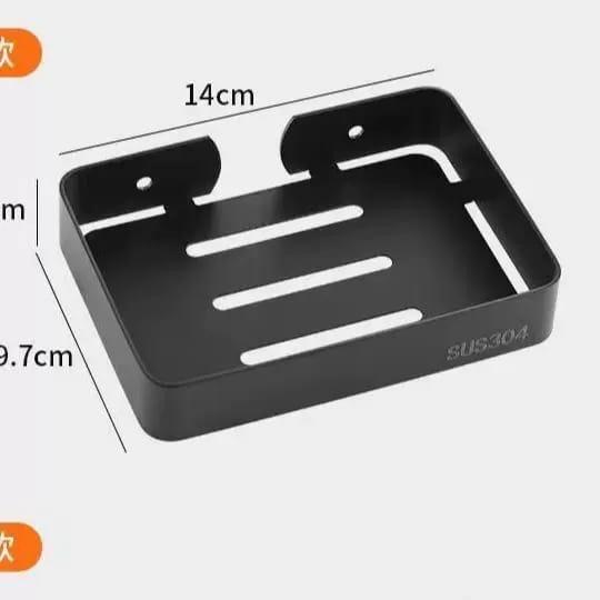 SUS304 Stainless Steel Polished Chrome Wall Soap Holder